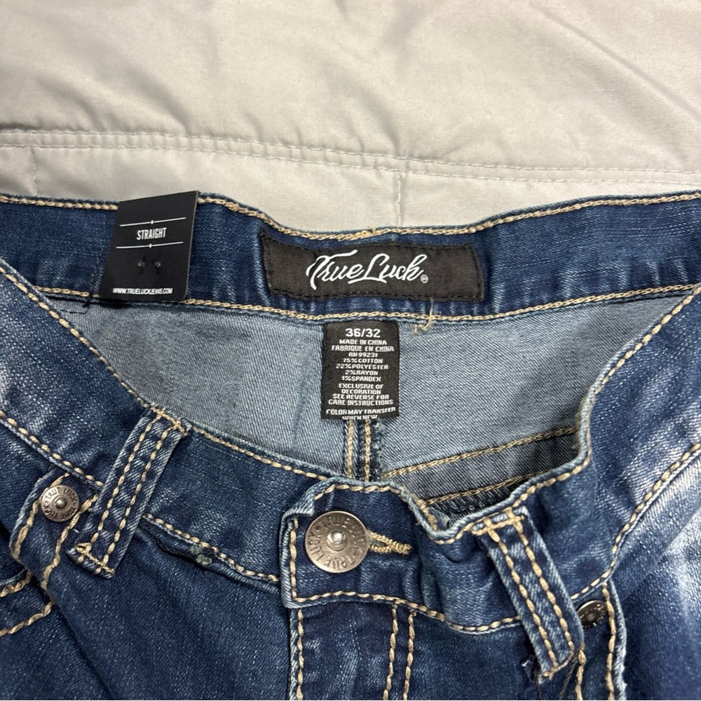 True Luck Blue Denim Jeans